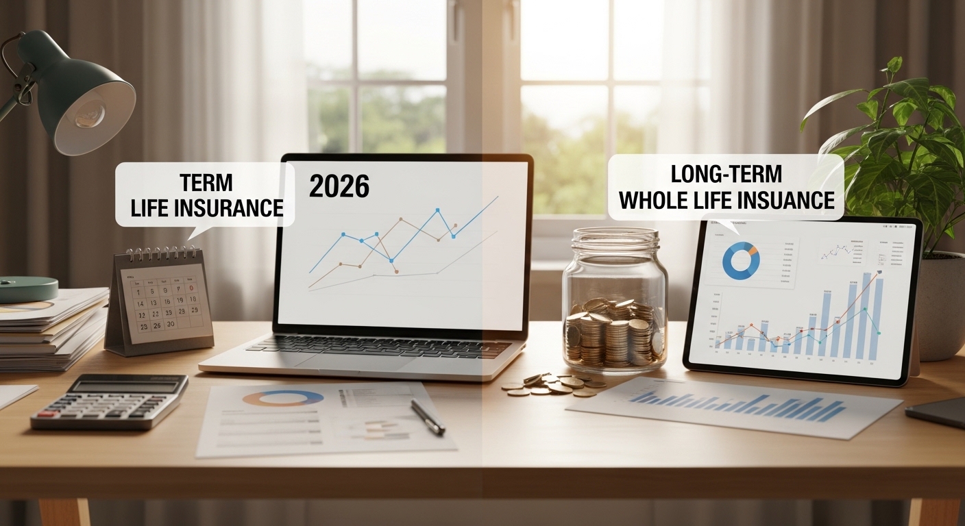 Term vs Whole Life Insurance Cost Guide 2026